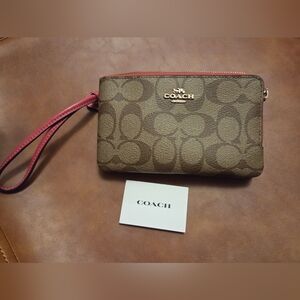 Coach Signature Wristlet